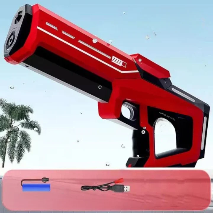 Automatisk Vandpistol med 1L Reservoir og 10m Rækkevidde – Sommersjov