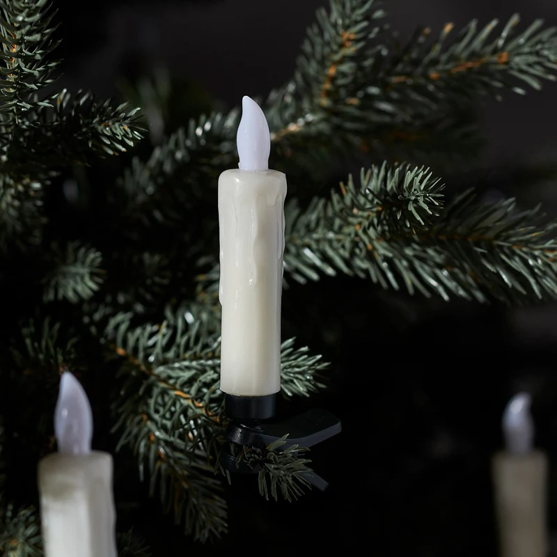 Sikre LED-julelys uden ledninger - 20 stk.