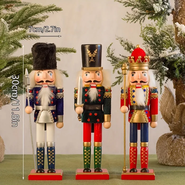 Træsoldat Nøddeknækker - Klassisk Juleudsmykning