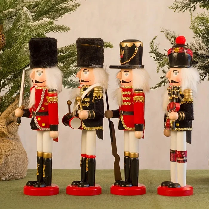 Træsoldat Nøddeknækker - Klassisk Juleudsmykning