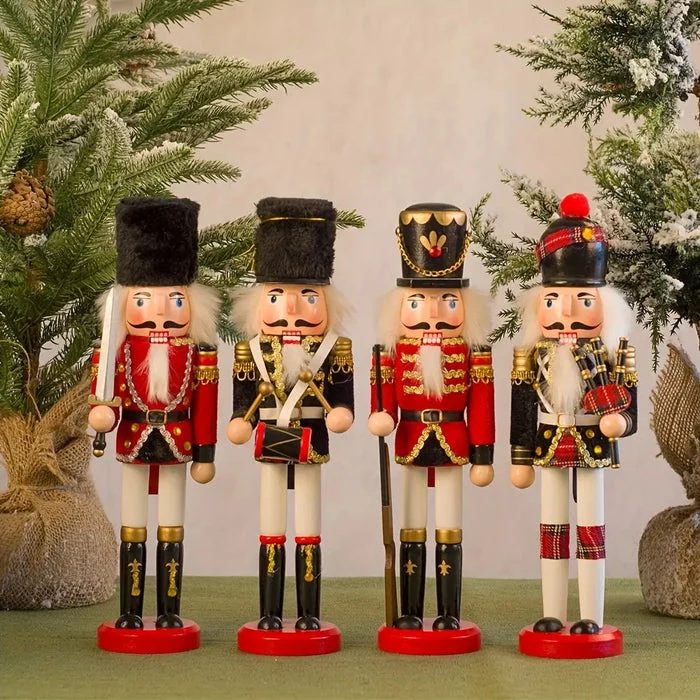 Træsoldat Nøddeknækker - Klassisk Juleudsmykning