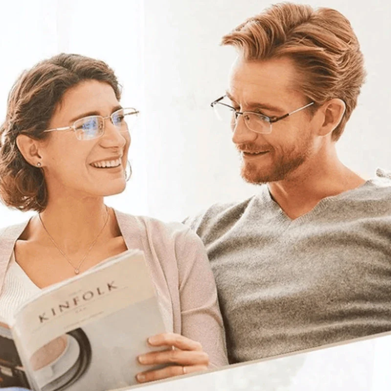Multifokale Læsebriller med Blålysfilter - SapphireView