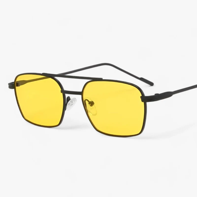 Unisex vintage solbriller med dobbelt bro