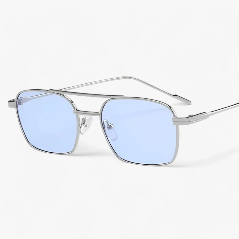 Unisex vintage solbriller med dobbelt bro