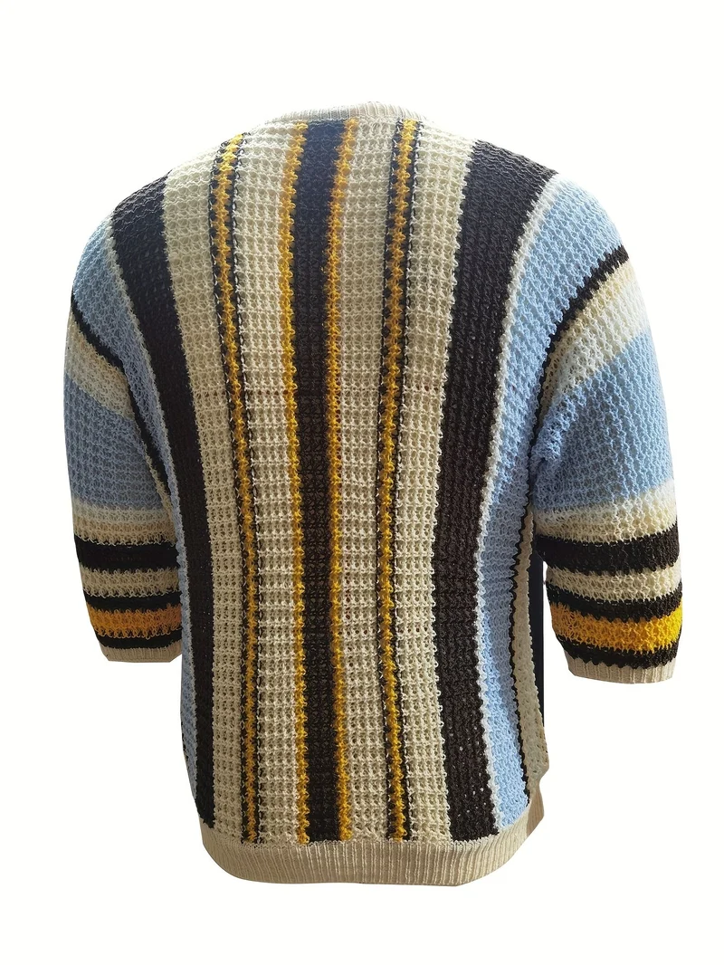 Stribet sweater – afslappet, komfortabel og luftig