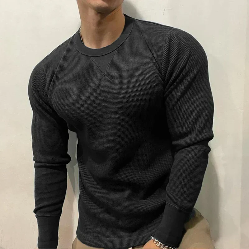 Stram Efterårs Sweater til Mænd – Edition med Efterårsblade