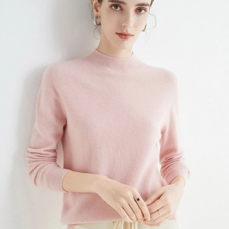 Lettere cashmere- og silke sweater | Let sweater til kvinder, egnet til alle årstider