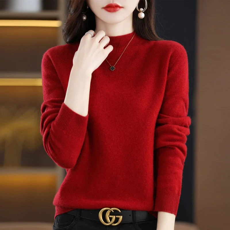 Lettere cashmere- og silke sweater | Let sweater til kvinder, egnet til alle årstider