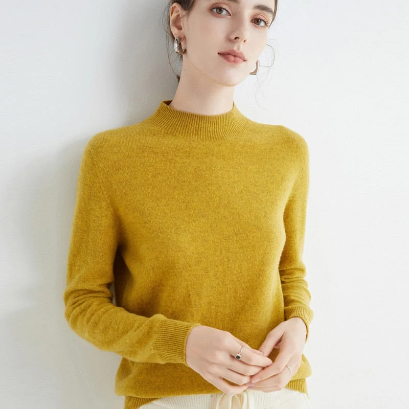 Lettere cashmere- og silke sweater | Let sweater til kvinder, egnet til alle årstider