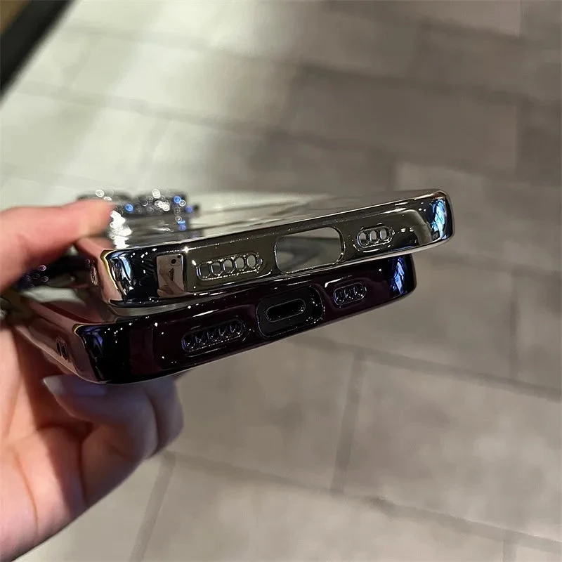 Magnetisk beskyttelse til telefon med metalfinish og ridsefri design