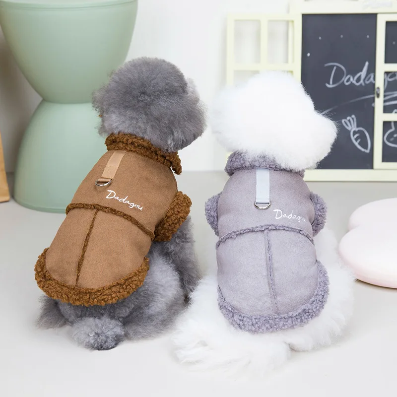 Luksus Vinterfrakke til Hunde - Varm Fleece Frakke til Små Racer