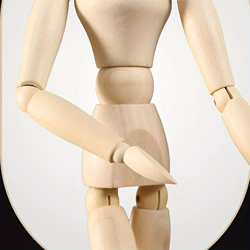 Kunstnerisk abrikostræ manikin – fleksibel og naturlig udseende