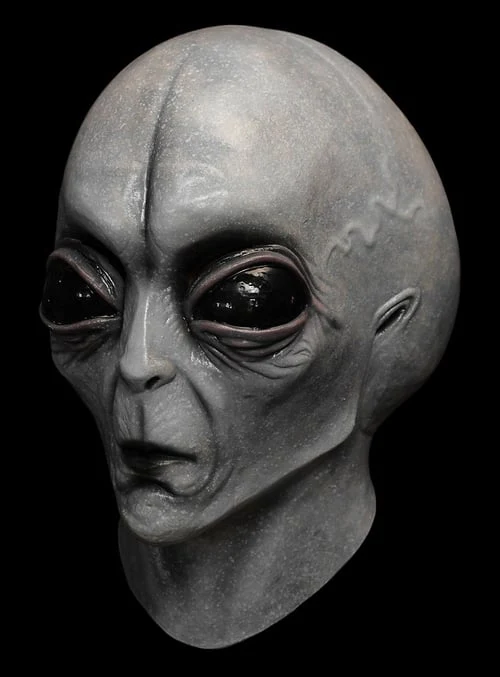 Realistisk Rumvæsen Maske CosmicMorph | Håndmalet Halloween Kostume Tilbehør