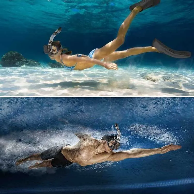 Foldbar Snorkelmaske til Dykning