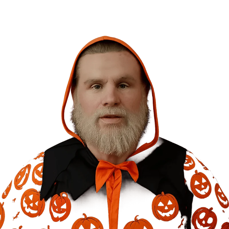 Elastisk og Realistisk Latex Halloween Maske til Voksne