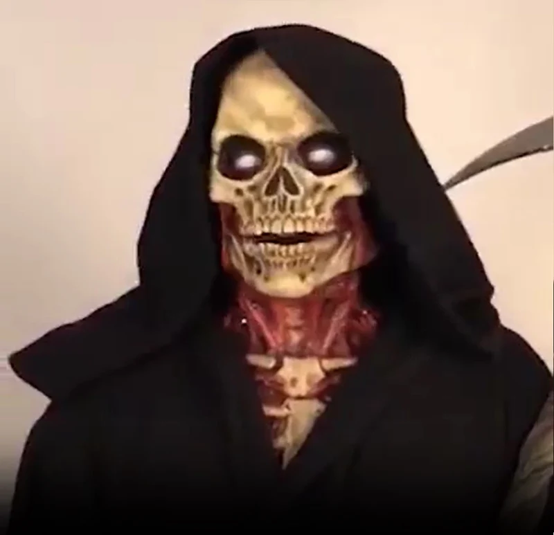 Skræmmende Dødningehoved Maske | Klar til en tidlig Halloween