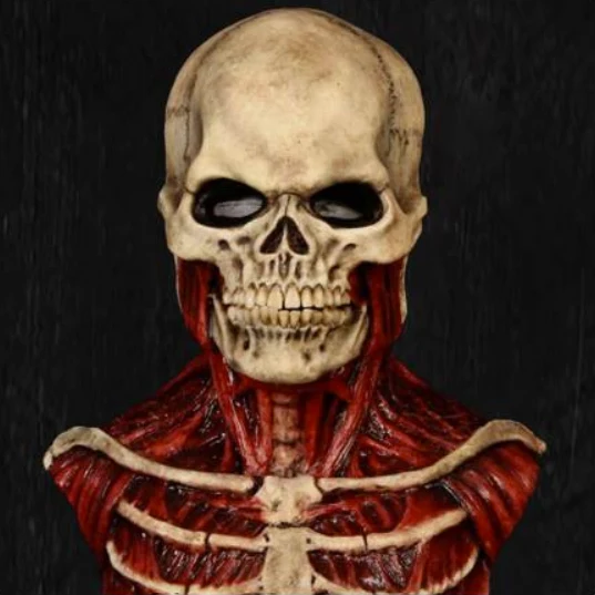 Skræmmende Dødningehoved Maske | Klar til en tidlig Halloween