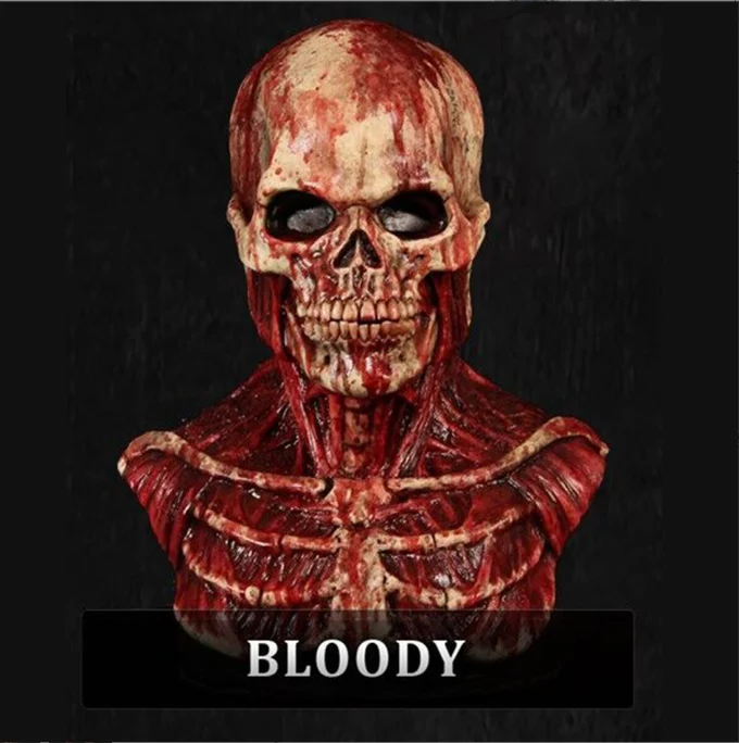 Skræmmende Dødningehoved Maske | Klar til en tidlig Halloween