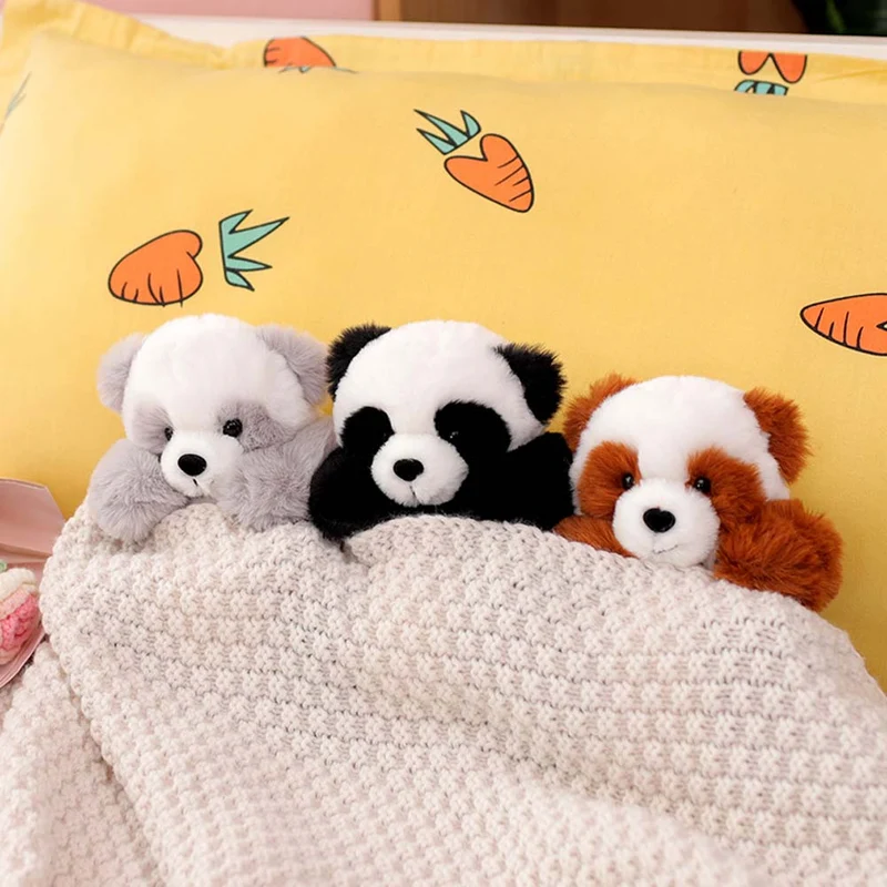 Blød Panda Krammedyr med Aftagelig Kurv – 20 cm Dekoration