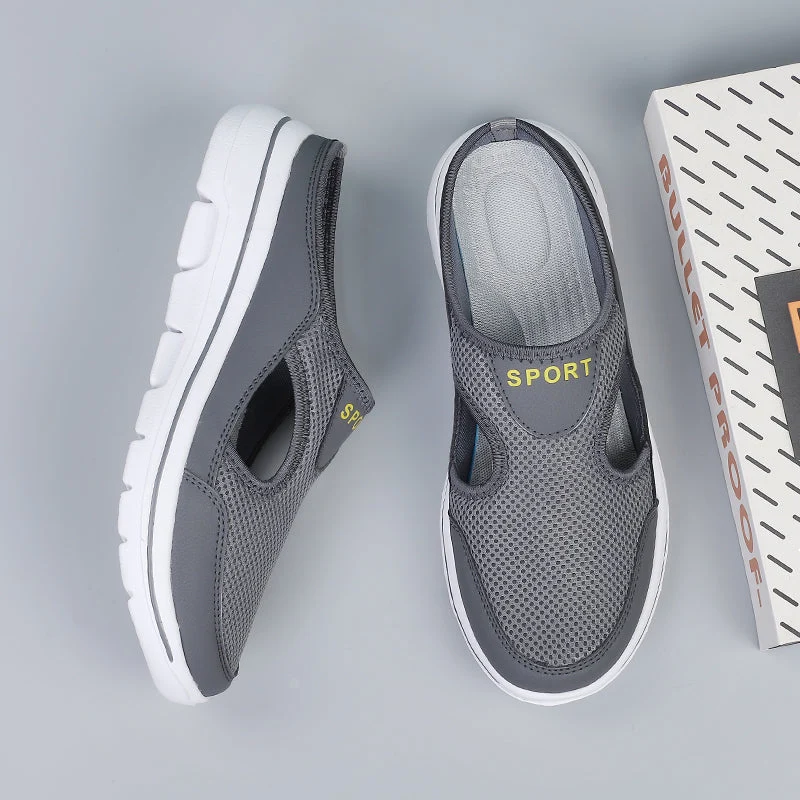 Åndbare og komfortable herresandaler med ortopædisk støtte