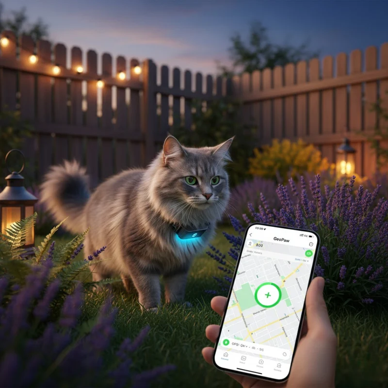 Vandtæt GPS-halsbånd til hunde og katte