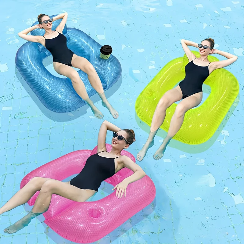 PearlFloat Oppustelig Lounge – Komfort og Stil på Vandet