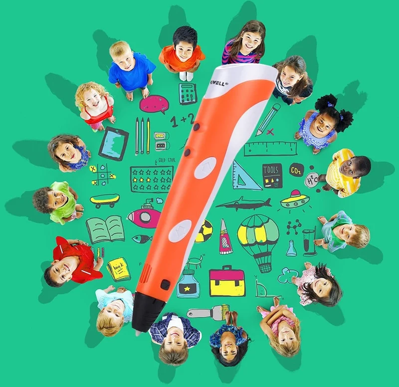 3D Pen til Kreativ Skrivning og Tegning - Let og Ergonomisk