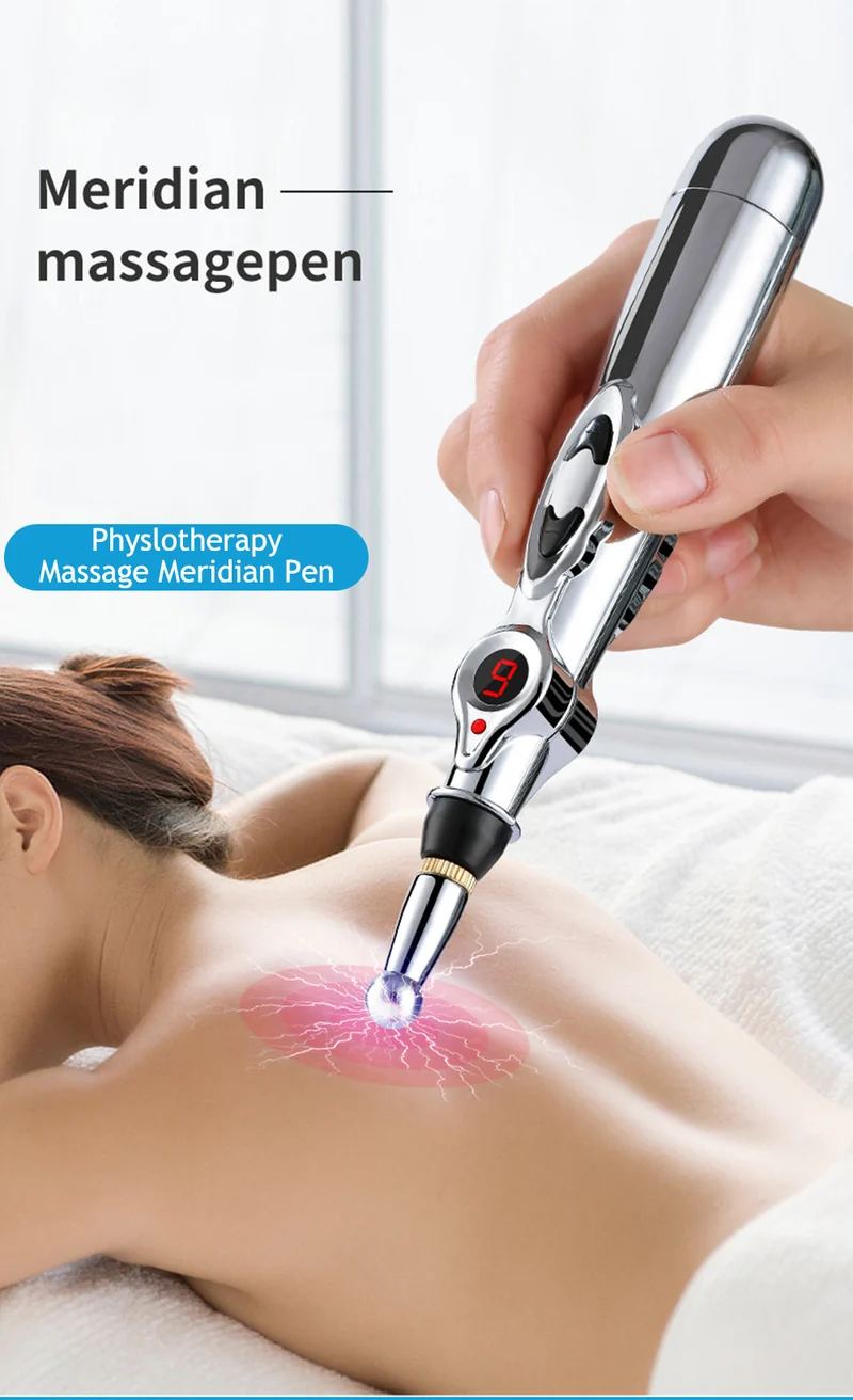 Elektronisk Akupunktur Pen - Energi Massage Pen til Meridianer for Smerte Lindring