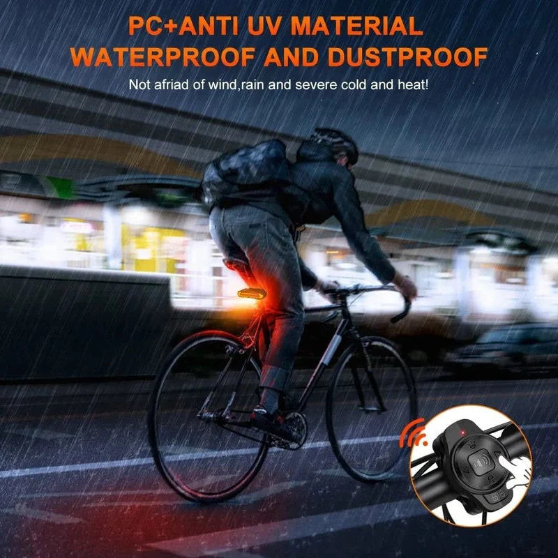 Sikkerhedslampe med Alarm til Cykler - SafeRide