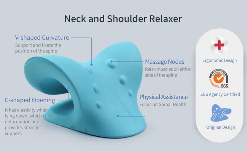 Ergonomisk Massageskammel til Nakke og Skuldre - TensionEase