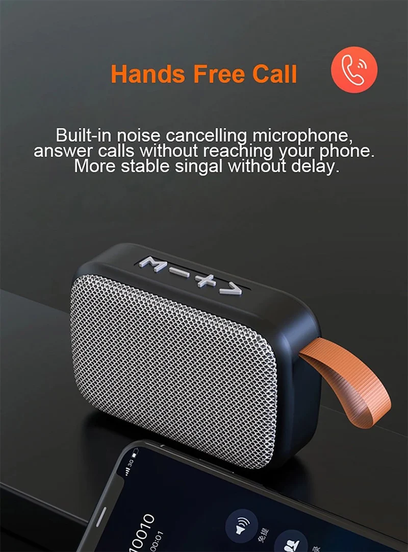 Bærbar Bluetooth Højttaler - HiFi Stereo Lydoplevelse