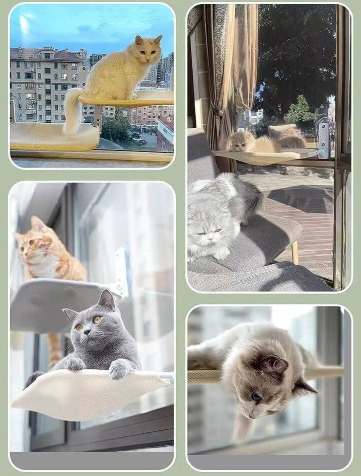 Vægmonteret Kattehængekøje - CozyVista
