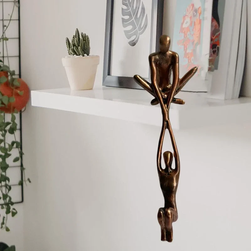 Kærlighedens Symmetri | Unik Skulptur til Hjemmet