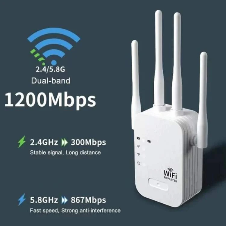 Langdistance WiFi Forstærker til Udendørs Brug