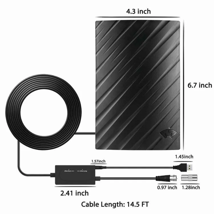 Indendørs TV Antenne ClearView 4K