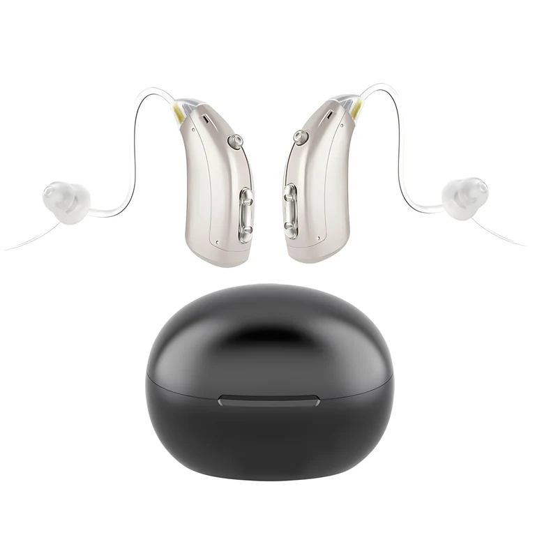 Genopladelige Bluetooth-høreapparater med støjreduktion | Klart lyd og komfort