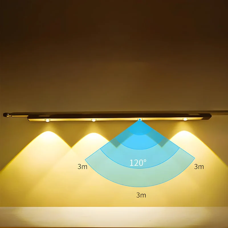 Trådløs LED-lys med bevægelsessensor | Energibesparende løsning