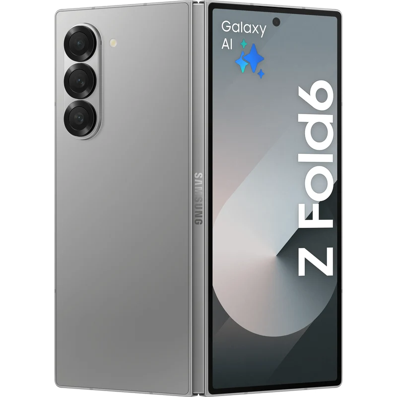 Samsung Galaxy Z Fold6 5G Phone, 512GB/12GB, Silver Shadow
