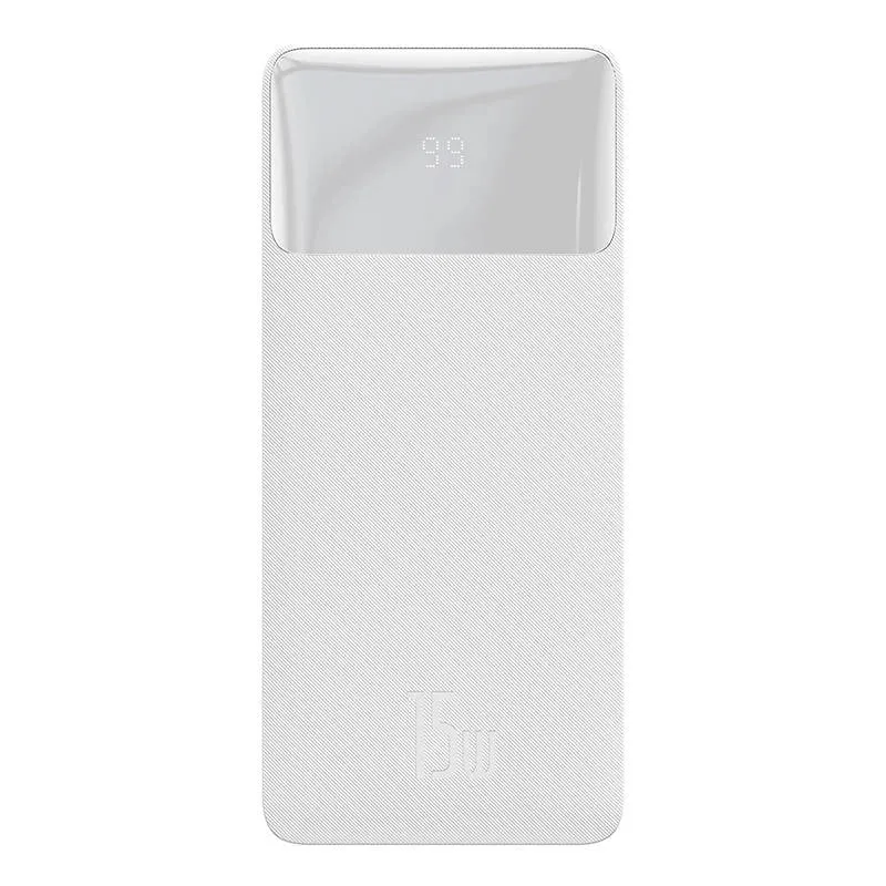 Baseus Powerbank Bipow 30000mAh, 2xUSB, USB-C, 15W White