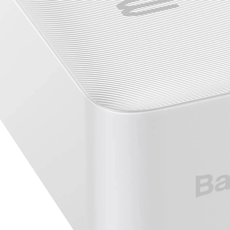Baseus Powerbank Bipow 30000mAh, 2xUSB, USB-C, 15W White