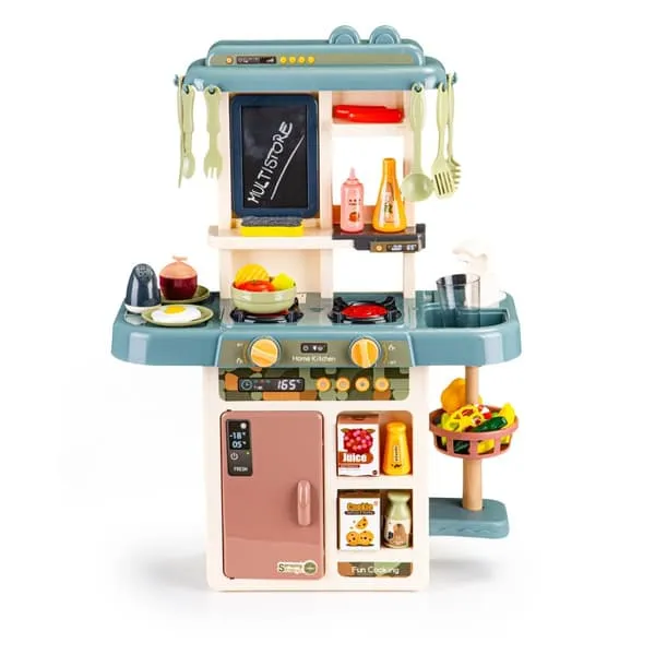Beibe Good Children's Kitchenette with LED Lights, Sounds, Water Dispenser and Steam Generator