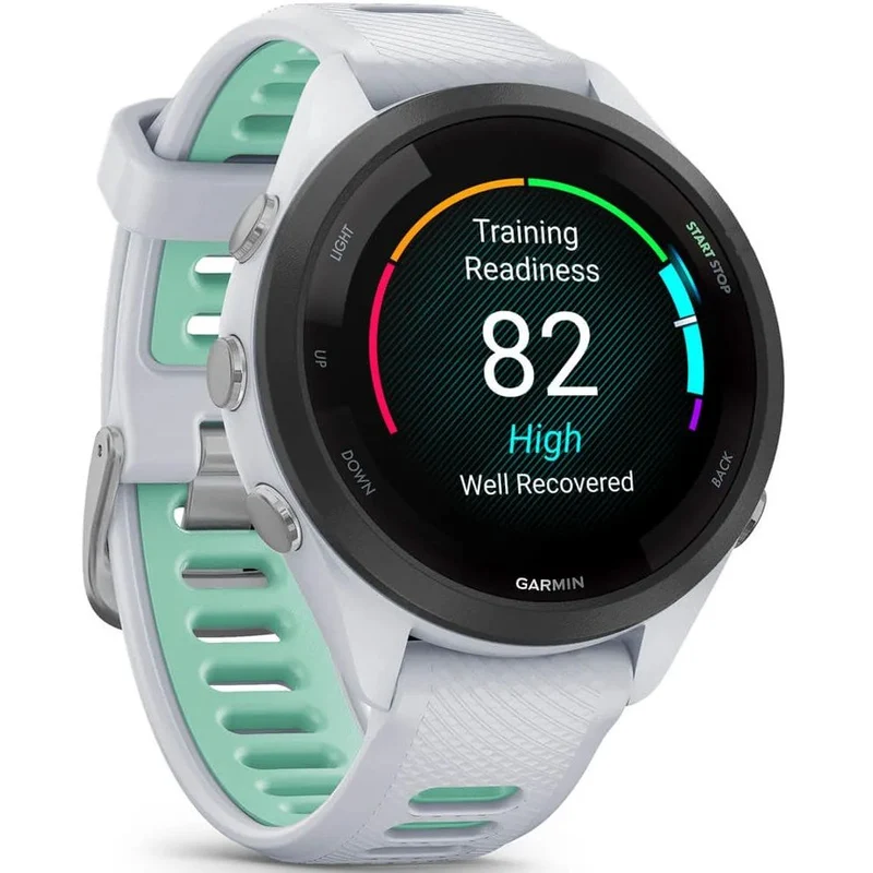 Garmin Forerunner 265S Running Smartwatch White