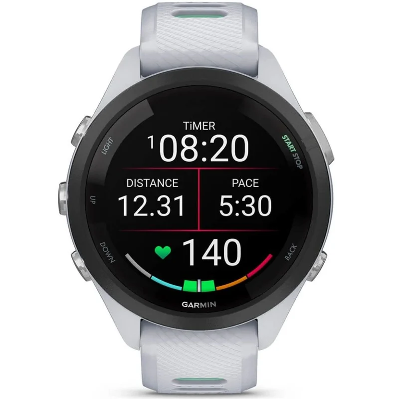 Garmin Forerunner 265S Running Smartwatch White