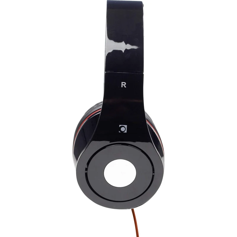 Gembird Detroit Foldable Wired On-ear Headphones, Black