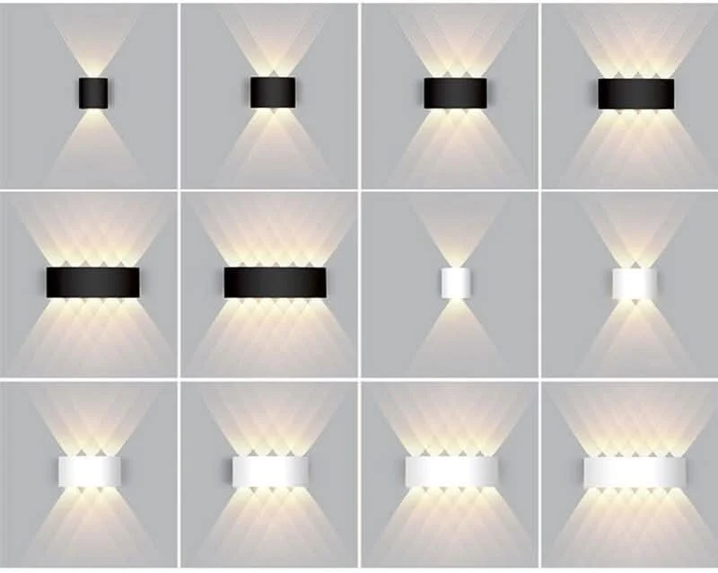 Vejrbestandig LED Væglampe til Udendørsbrug – Elegant Belysning i Aluminium