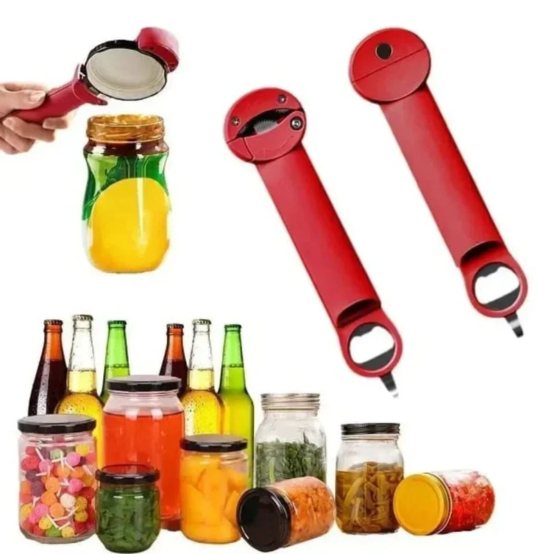 Flaskeåbner med multifunktionel design - KlipsFix