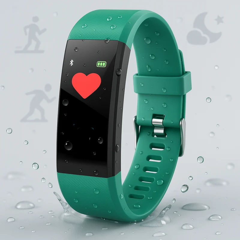AquaTrack | Vandtæt smartwatch med hjerte- og aktivitetsmonitor