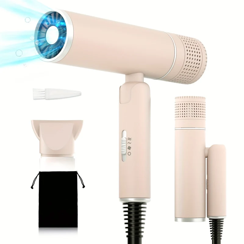 Ionik Hårtørrer med Diffuser – Stillegnet og Effektiv