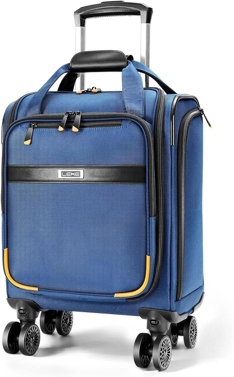 Godkendt håndbagage til flyrejser med drejelige hjul og laptoprum
