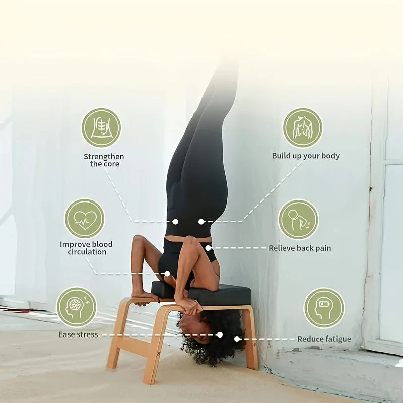 YogaStabil Banco til Yoga og Inversion – Komfort og Støtte